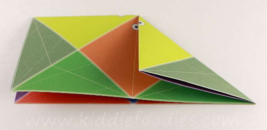как се прави оригами риба
