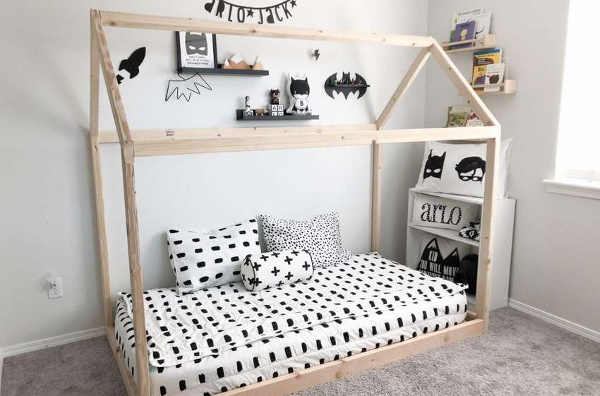 детска спалня дървена къща