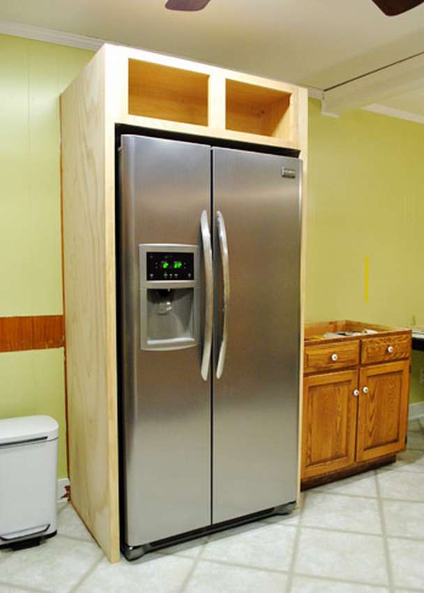 кухненски шкаф за хладилник