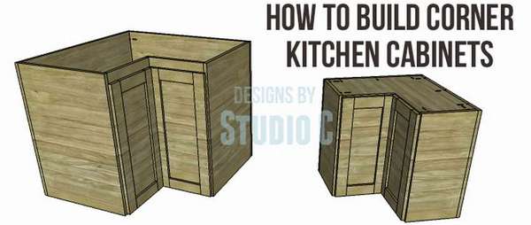 как да направите ъглови кухненски шкафове