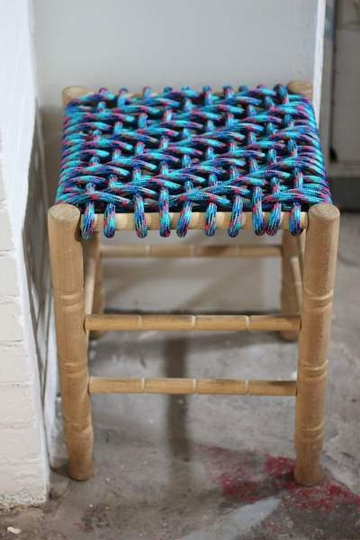 направете сами плетено столче